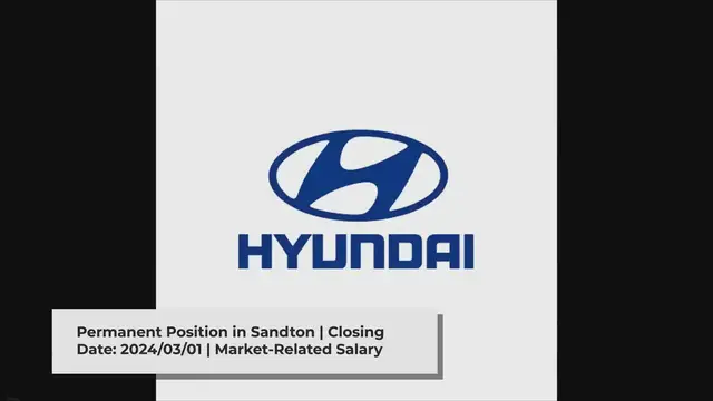 'Video thumbnail for Receptionist (Hyundai Sandton)'