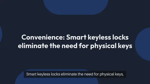 Video thumbnail for Smart Keyless Locks vs Traditional Locks