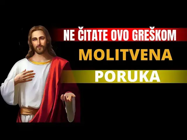 Video thumbnail for NE ČITATE OVO GREŠKOM - MOLITVENA PORUKA