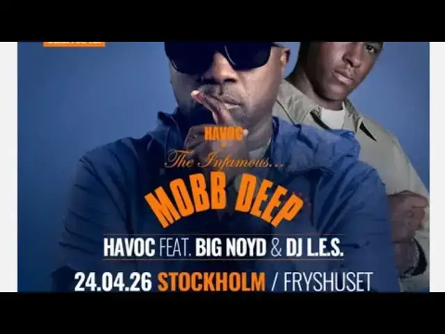 Video thumbnail for (1) Havoc-Mobb Deep & Big Noyd, Dj L.E.S. Fryshuset Stockholm 24/4-26