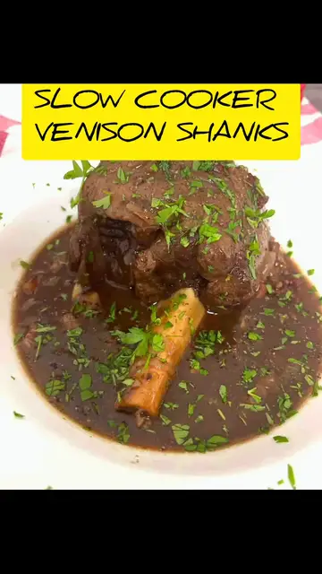 'Video thumbnail for SLOW COOKER VENISON SHANKS'