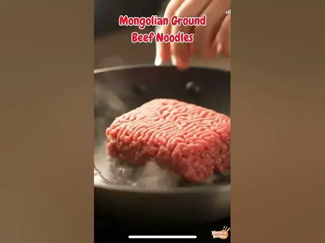 Video thumbnail for Easy Mongolian Ground Beef Noodles | 15-Minute Dinner Recipe 🍜