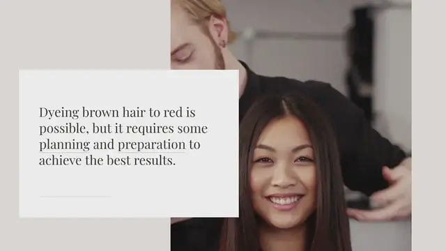 Video thumbnail for Can you dye brown into red?