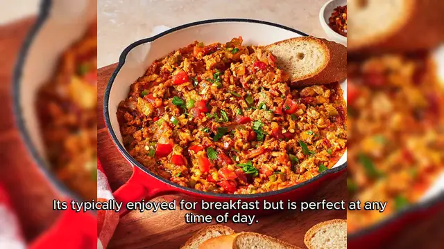 Video thumbnail for Menemen_ Turkish Egg Delicacy Recipe