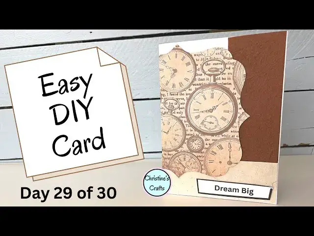 Video thumbnail for Easy Mixed Media Card Anyone Can Try!