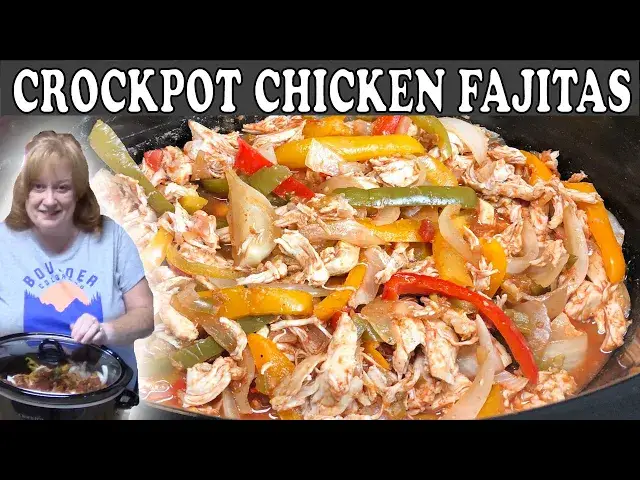 Video thumbnail for CROCKPOT CHICKEN FAJITAS RECIPE | Dump and Go Slow Cooker Recipe