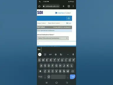 'Video thumbnail for SBI COLLECT CU EXAM FEES PROCESS (PG FEES PAYMENT)'