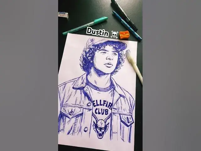 Video thumbnail for dustin🙋🏽😁 #art #trendingshorts #viral #viralshort#artist #fyp #strangerthings #netflix #growth