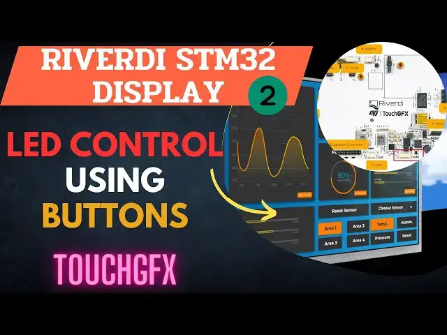 Video thumbnail for Riverdi STM32 Display #2. How to control LED using Buttons on the Display