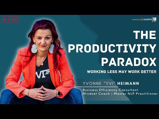Video thumbnail for The Productivity Paradox - Working LESS May Work BETTER | 1:1 w/ @AskYvi