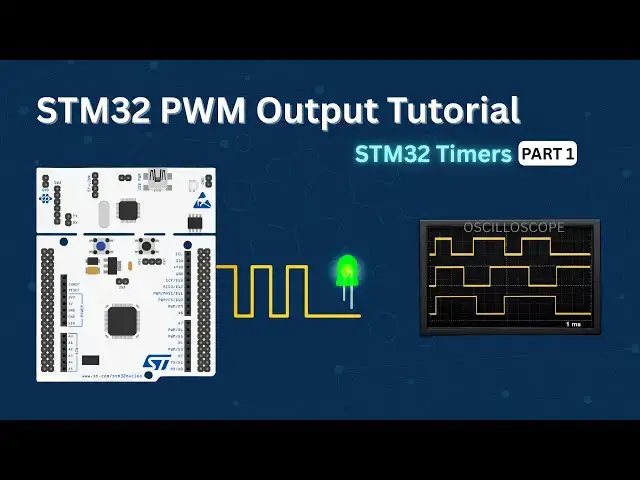 Video thumbnail for STM32 Timers (PART 1): How to Generate PWM Output with/without DMA