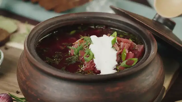 Video thumbnail for Hearty Borscht Recipe