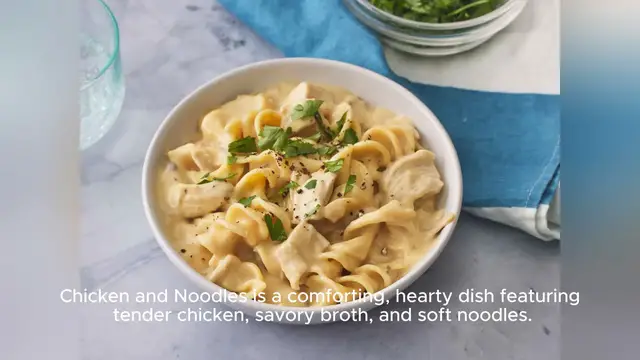 Video thumbnail for chicken and noodles recipe