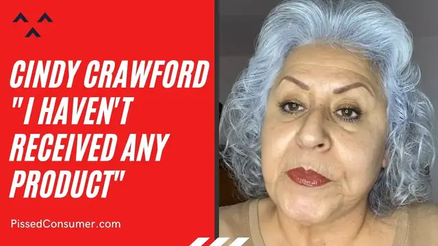 'Video thumbnail for Cindy Crawford Reviews - I haven't received any product'