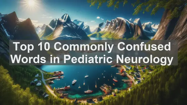 Video thumbnail for Top 10 Commonly Confused Words in Pediatric Neurology