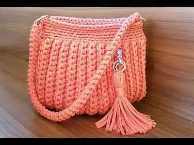 Video thumbnail for Fazer Bolsa com Fio de Malha