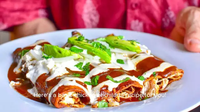 Video thumbnail for chicken enchilada recipe
