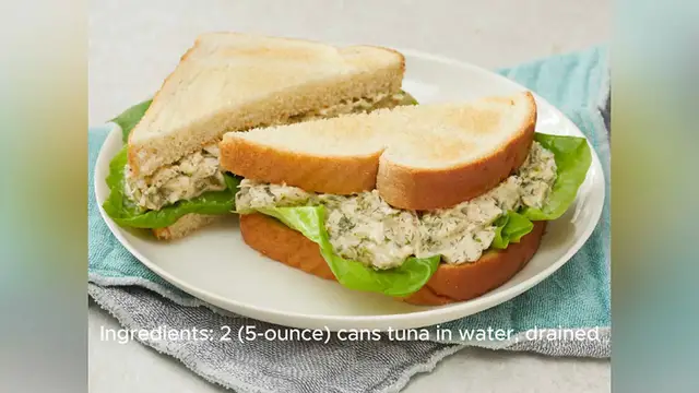 Video thumbnail for tuna salad sandwich recipe