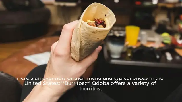 Video thumbnail for qdoba menu Price
