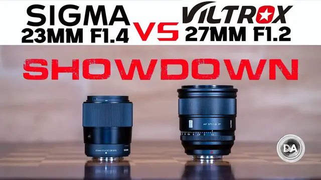 'Video thumbnail for Sigma 23mm F1.4 vs Viltrox 27mm F1.4 | Fuji X-Mount Showdown'