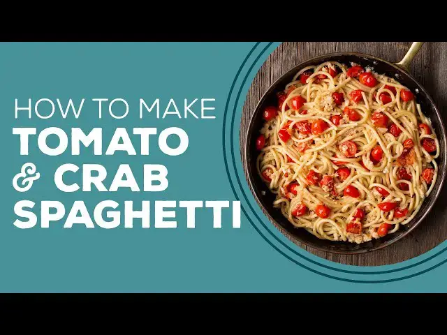 Video thumbnail for Blast from the Past: Tomato & Crab Spaghetti Recipe