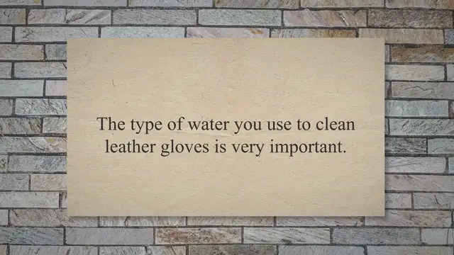 Video thumbnail for What Type of Water Should You Use To Clean Leather?