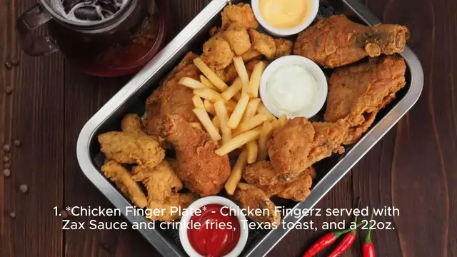 Video thumbnail for zaxby's menu Price