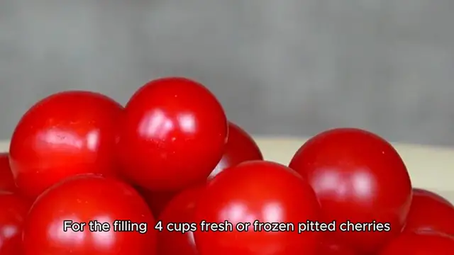 Video thumbnail for cherry crisp recipe