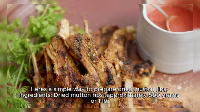 Video thumbnail for Dried mutton ribs Recipe