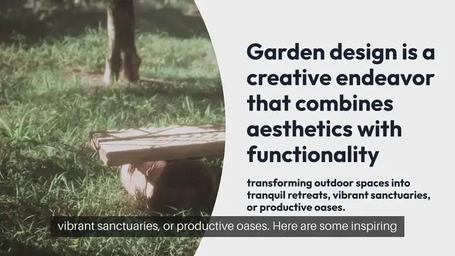 'Video thumbnail for Garden Design Ideas'