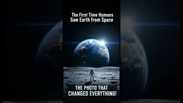 Video thumbnail for The First Time Humans Saw Earth from Space | The Story Behind Earthrise