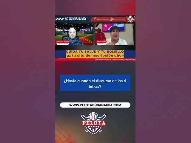 Video thumbnail for ¿Hasta cuando el discurso de las 4 letras?