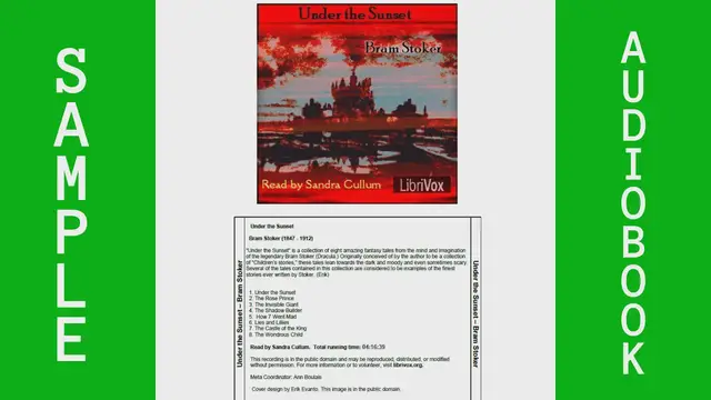 Video thumbnail for Under the Sunset by Bram Stoker