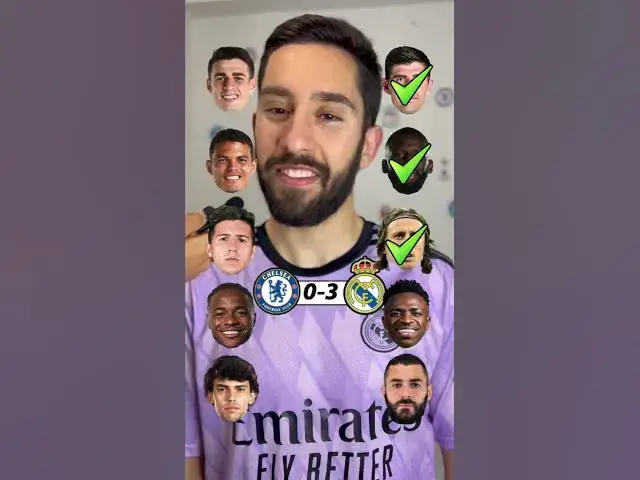 'Video thumbnail for Chelsea vs Real Madrid One vs One #championsleague #chelsea #football #realmadrid #footballshorts'