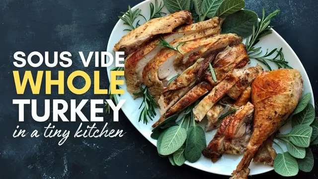 'Video thumbnail for Epic Sous Vide Whole Turkey in a Tiny Kitchen'