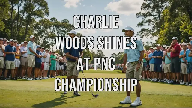 Video thumbnail for Charlie Woods Shines at PNC Championship