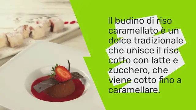Video thumbnail for Budino di riso caramellato