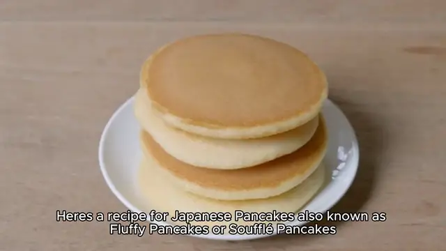 Video thumbnail for japanese pancake recipe