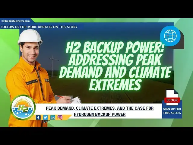 Video thumbnail for Hydrogen News Hydrogen: A Sustainable Energy Solution
