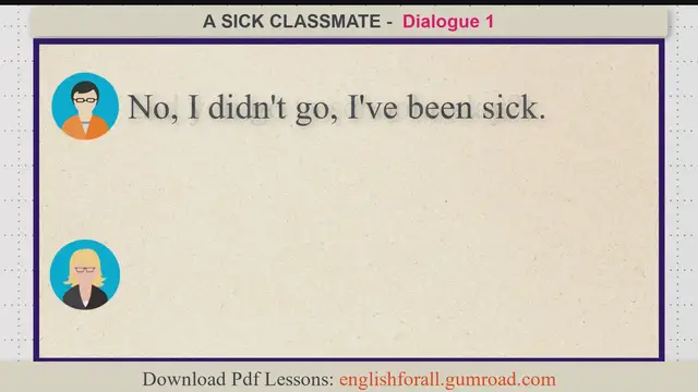 'Video thumbnail for A SICK CLASSMATE'