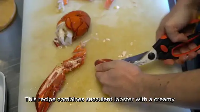 Video thumbnail for lobster pasta recipe