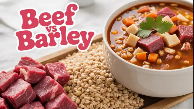 'Video thumbnail for Beef Barley Soup'