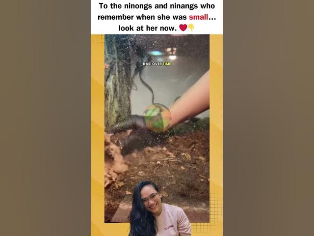 Video thumbnail for Maravilla is talking to the ninongs and ninangs who remember when her little snake was small