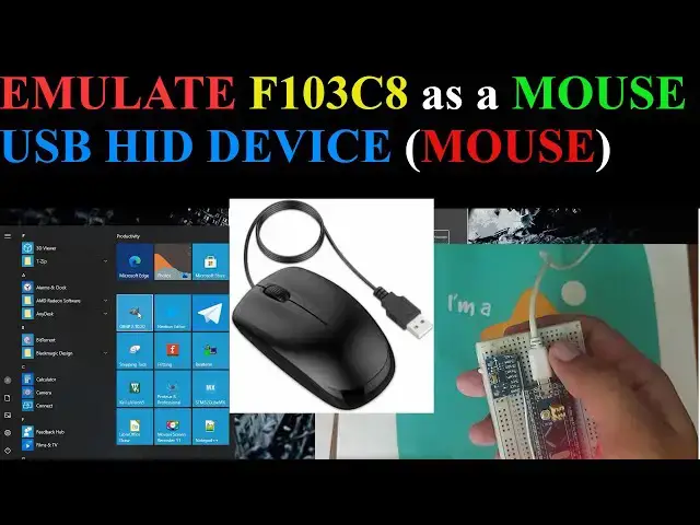 Video thumbnail for How to EMULATE STM32F103 as a MOUSE || CubeIDE || USB HID DEVICE