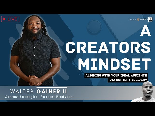 Video thumbnail for Aligning With Your Ideal Audience Via Content Delivery | 1:1 w/ Walter Gainer II