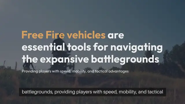 Video thumbnail for Free Fire Vehicles