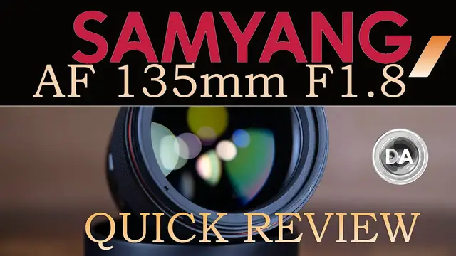 'Video thumbnail for Samyang AF 135mm F1.8 Quick Review | Best IQ Under $1000 on Sony?'