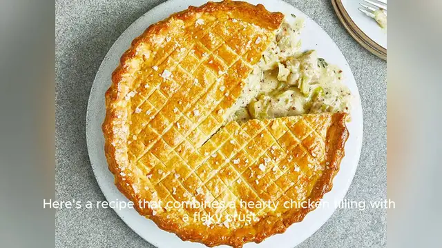 Video thumbnail for chicken pie recipe