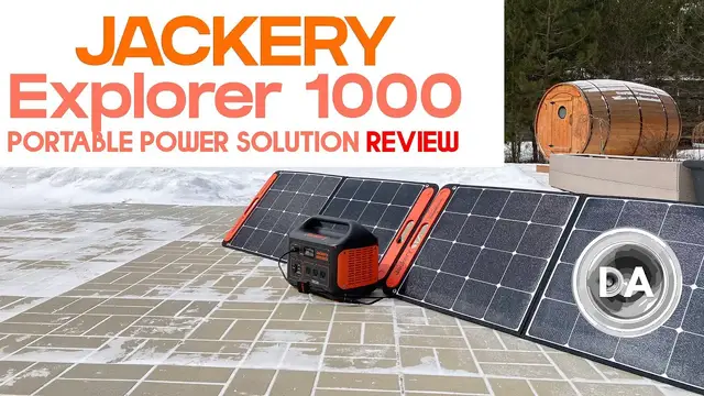 Video thumbnail for Jackery Explorer 1000 Portable Power Solution Review | DA