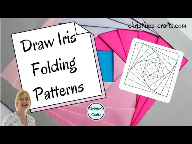 'Video thumbnail for HOW TO MAKE YOUR OWN IRIS FOLDING PATTERNS - Easy to follow tutorial to draw your own templates'